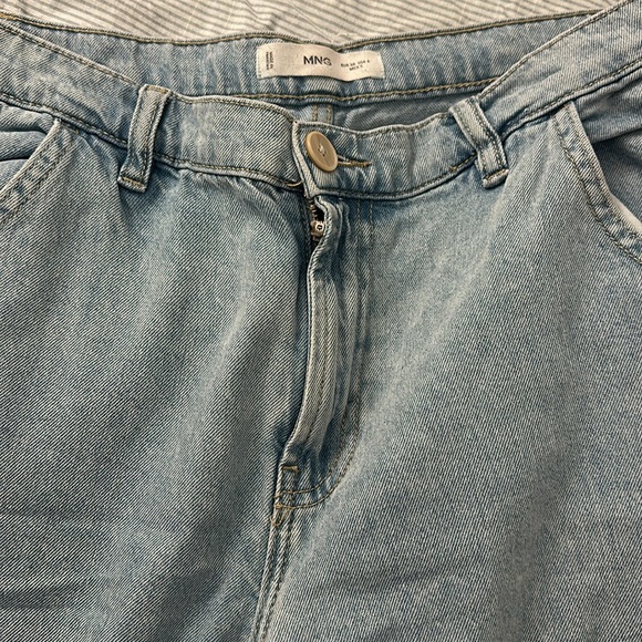 Mango Cargo Jeans Light Blue - Picture 2 of 4